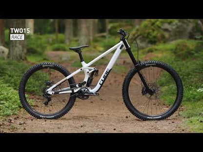CUBE TWO15 Race Mountainbike Fully 2027 in powdergold und black, Video