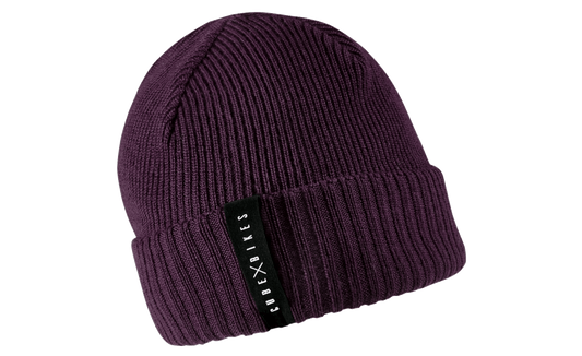 CUBE Beanie EDGE plum