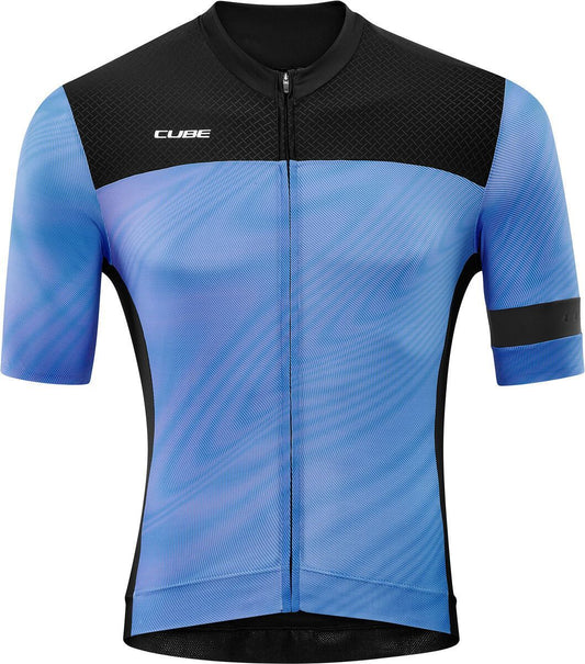 CUBE BLACKLINE Trikot kurzarm blue pattern L