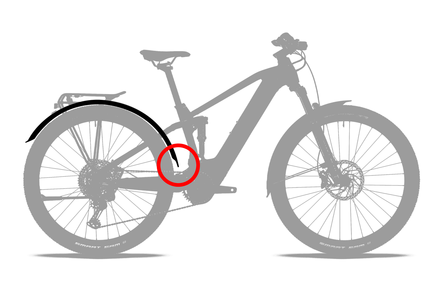 mtb schutzblech set 27 5 zoll ACID Schutzblechset 75 27,5" 2.0 für CUBE Bikes Stereo Hybrid 120