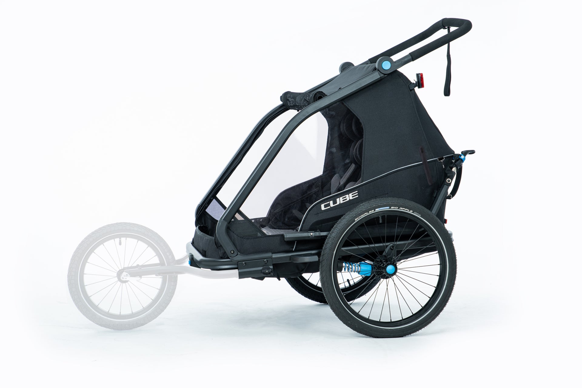 bebehut fahrradanhänger CUBE Kinder Fahrradanhänger Double CMPT