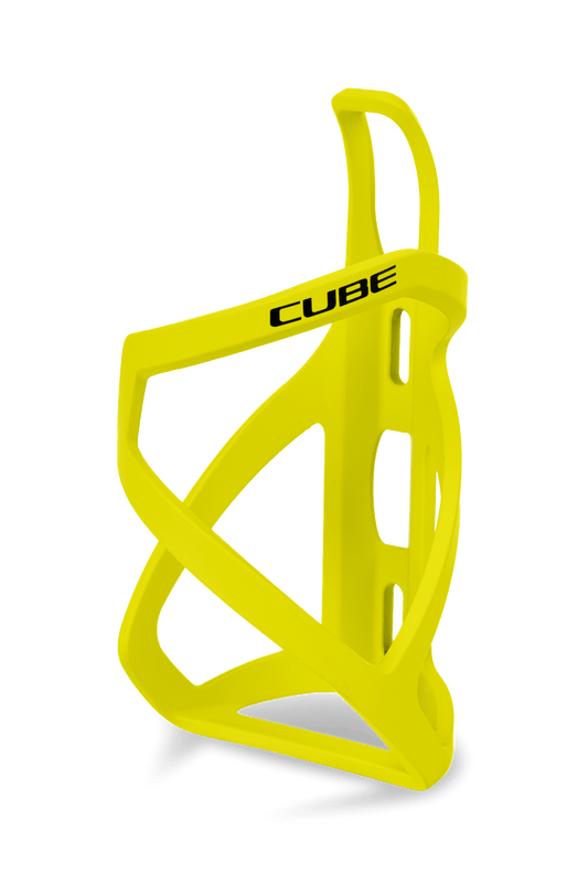 CUBE Flaschenhalter HPP Left-Hand Sidecage matt neon yellow´n´glossy black