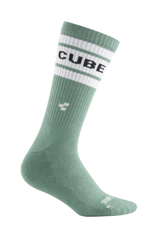 CUBE Socke After Race High Cut green 36-39