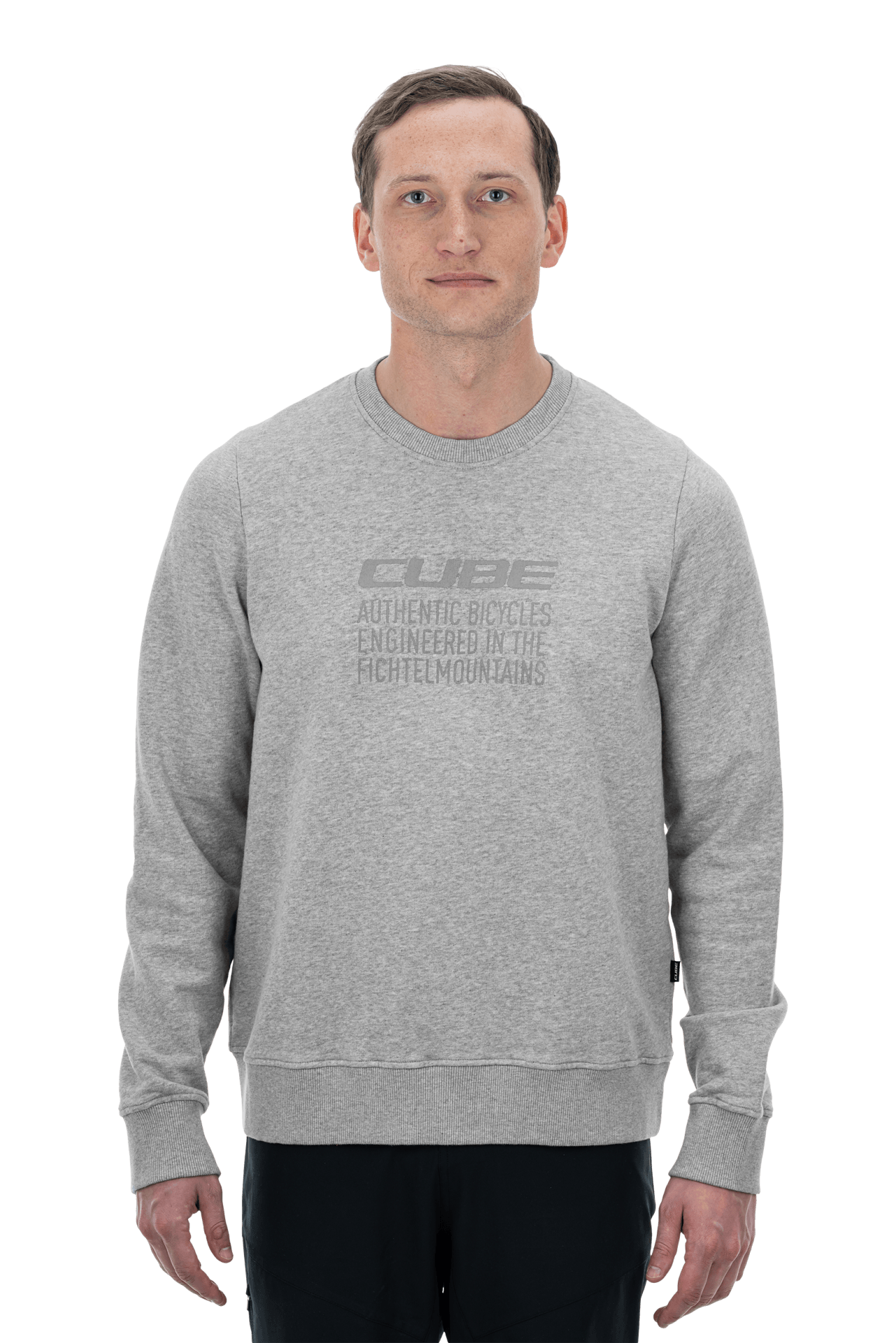 CUBE Organic Sweater grey melange XXL