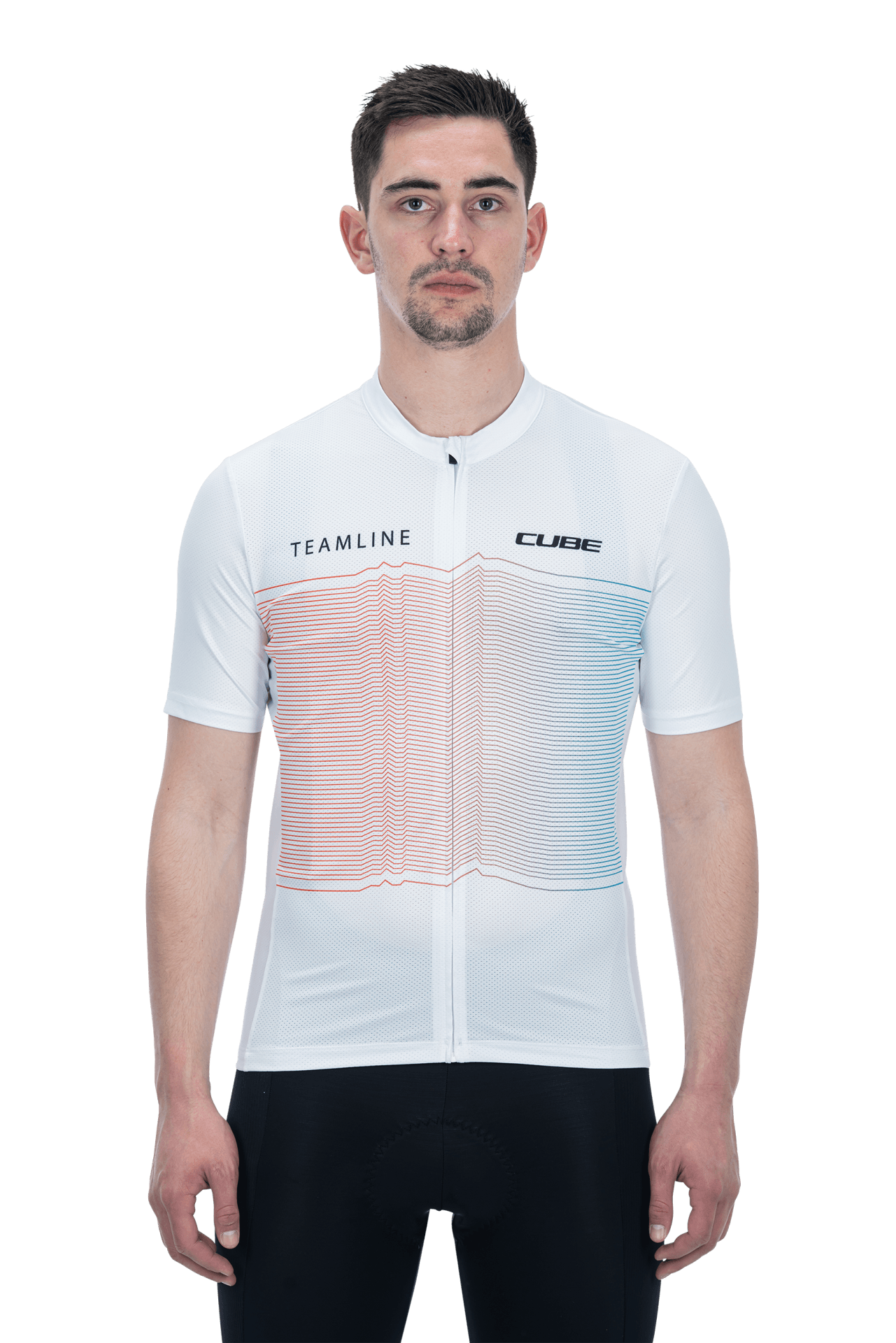cube fahrrad trikot CUBE TEAMLINE Trikot CMPT kurzarm white