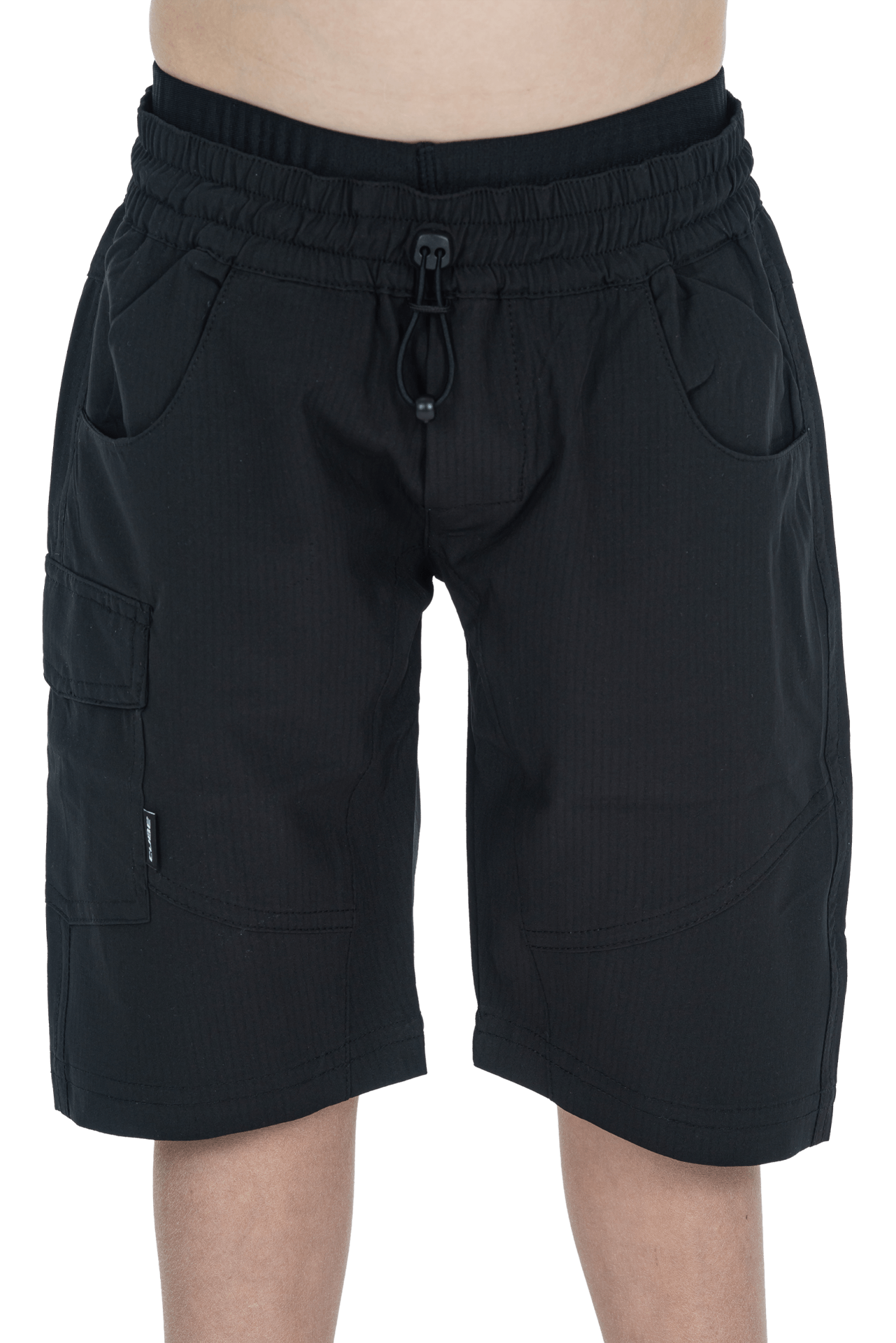 CUBE TEAMLINE Baggy Shorts ROOKIE inkl. Innenhose black´n´white L (134/140)