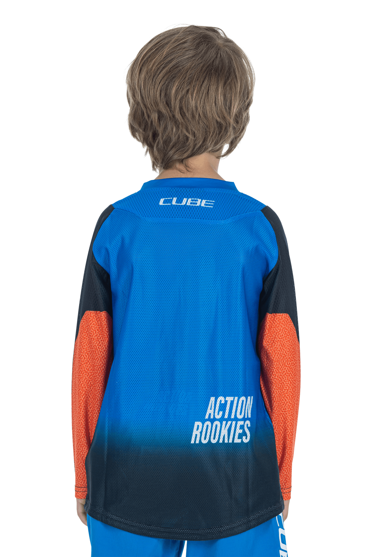 CUBE VERTEX Trikot ROOKIE langarm X Actionteam black´n´blue S (110/116)
