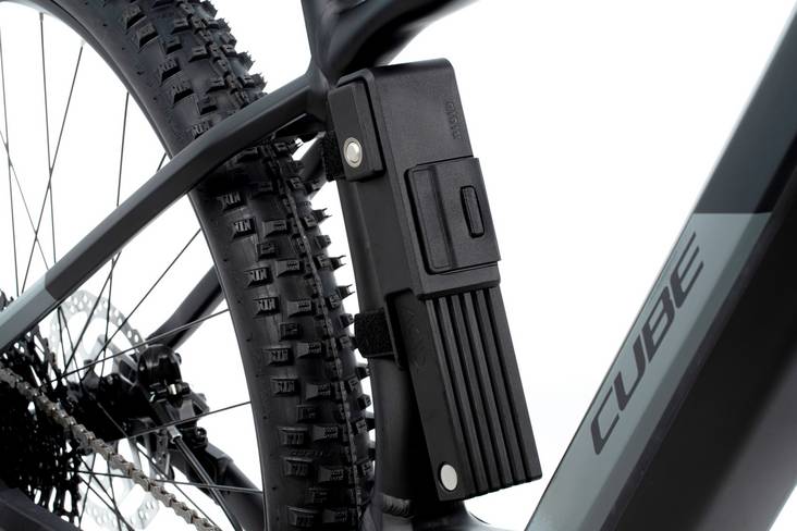 faltschloss fahrrad cube ACID Faltschloss RIGID 90 black