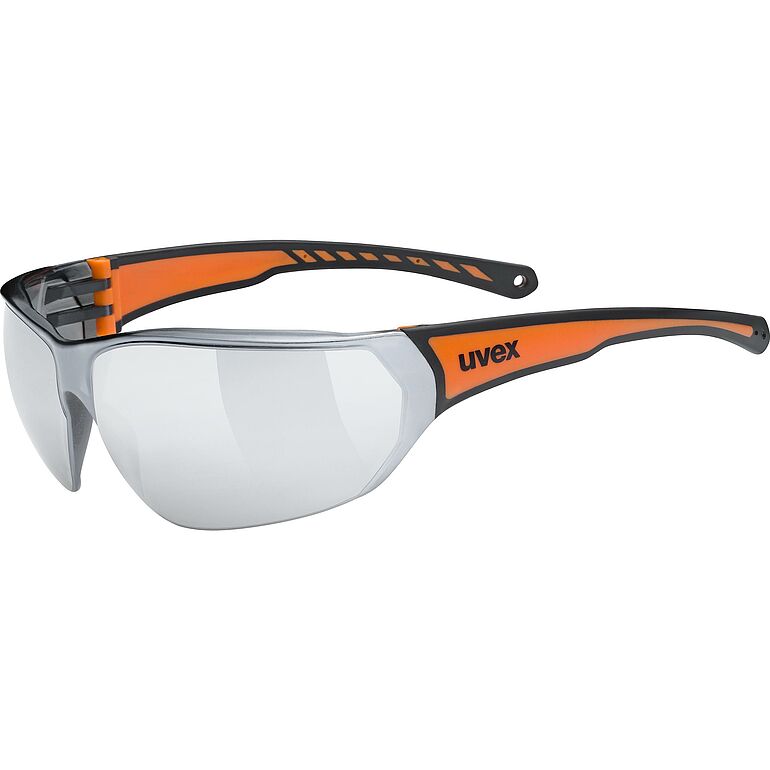 UVEX Sportstyle 204 black orange/mir.silver