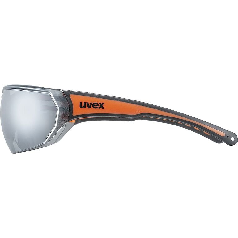 UVEX Sportstyle 204 black orange/mir.silver