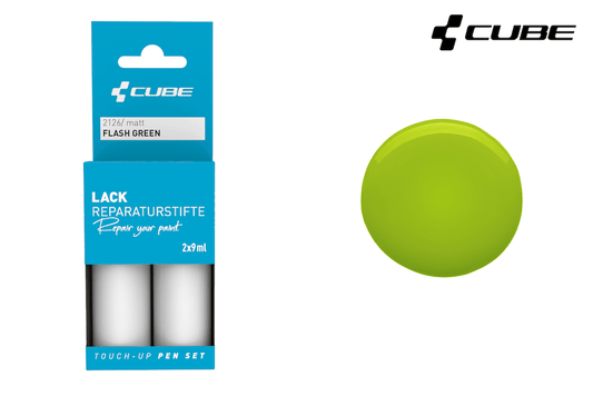 CUBE Lackstift Set FLASH GREEN matt 2126