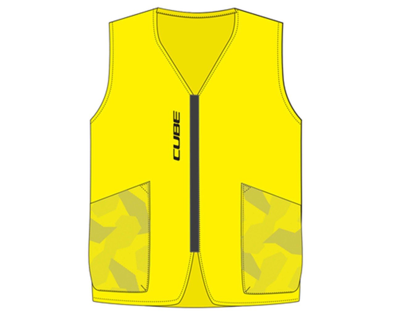 CUBE Safety Weste CMPT neon yellow XS/S