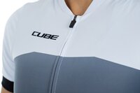 CUBE ATX WS Trikot Full Zip kurzarm black´n´white M (38)